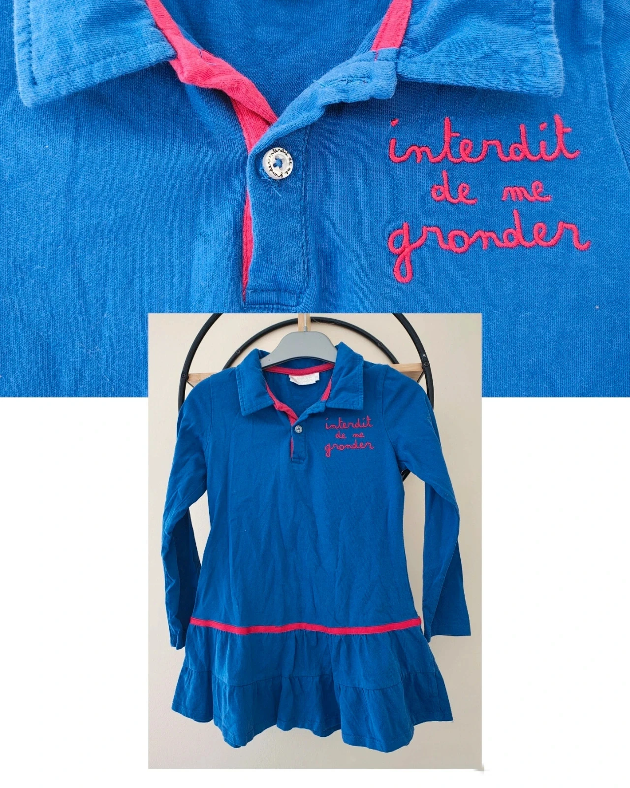 6 ans robe interdit de me gronder